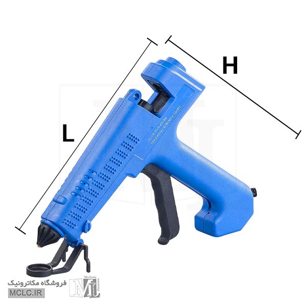 ابعاد گان چسب دسته بلند ZD-8