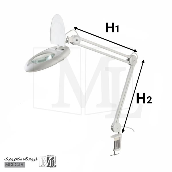 ابعاد لوپ | ذره بین بغل میزی ZD-140A