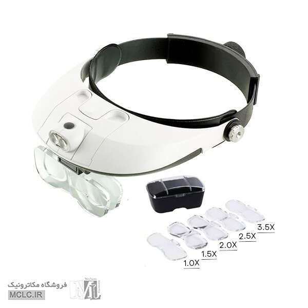 ابعاد لنز های ذره بین پیشانی MG81001-G