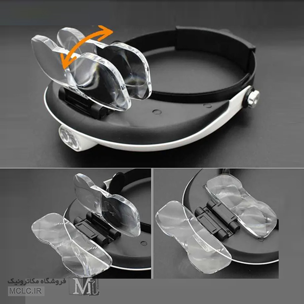 استفاده همزمان از دو لنز در ذره بین پیشانی MG81001-G
