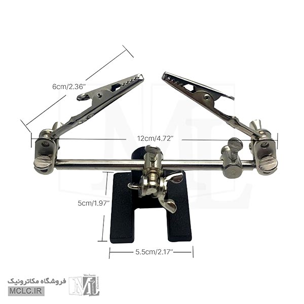 ابعاد گیره مونتاژ ZD-10F