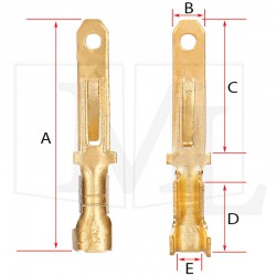 سرسیم کولری نری 2.8 میلی متر ترکیه