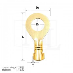 سرسیم گرد برنجی سایز 4 ترکیه