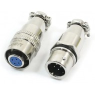 کانکتور نظامی بین راهی XS10JK چهار پین نری و مادگی