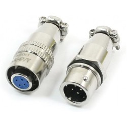 کانکتور نظامی بین راهی XS10JK چهار پین نری و مادگی