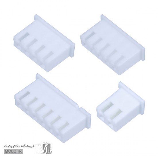 کانکتور XH مربعی مادگی شش پین فیش آلات - کانکتور سوکت