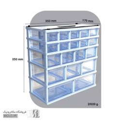 پالت 19 کشوی کریستالی - 4 سایز