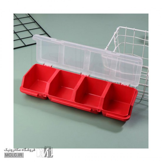 جعبه قطعات چهارخونه | داشبوردی ابزار و تجهیزات الکترونیک