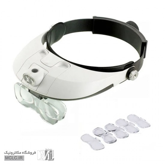 ذره بین پیشانی چراغدار MG81001-G ابزار و تجهیزات الکترونیک