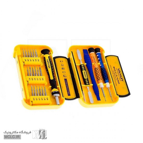 ست پیچ گوشتی و قاب بازکن موبایلی یاکسون YX-6029 ابزار و تجهیزات الکترونیک