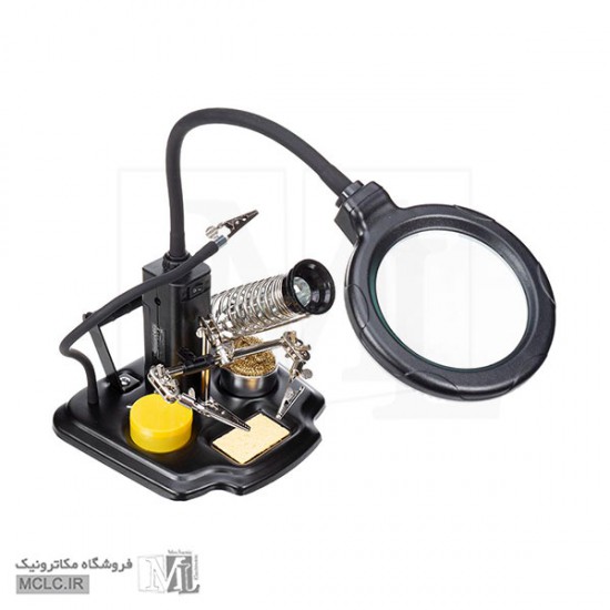 ست لوپ و گیره مونتاژ با پایه هویه و متعلقات ابزار و تجهیزات الکترونیک