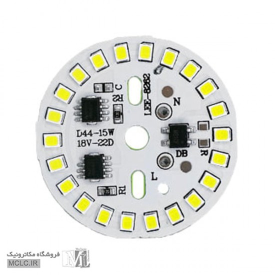 LED DOB | دی او بی 15 وات سفید مهتابی LED