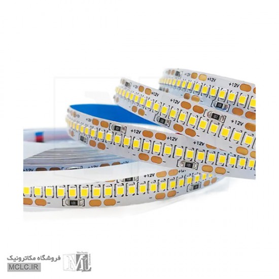 ریسه نواری 12 ولت سفید رول پنج متری LED