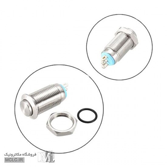 کلید استیل ضد آب IP67 گرد فشاری 10A-G11Z کلید سوئیچ باتوم کلید استیل ضد آب IP67 گرد فشاری 10A-G11Z کلید سوئیچ باتوم