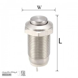 شستی استیل گرد فشاری قطر 16 میلی متر 16C-G10