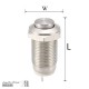 شستی استیل گرد فشاری قطر 16 میلی متر 16C-G10 کلید سوئیچ باتوم