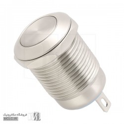 شستی استیل گرد فشاری قطر 16 میلی متر 16C-P10 شستی استیل گرد فشاری قطر 16 میلی متر 16C-P10