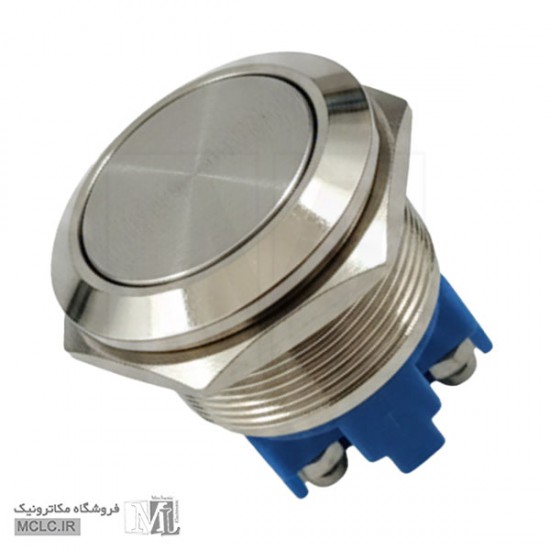 کلید استیل گرد فشاری قطر 22 میلی متر 22B-G10Z قطعات برق صنعتی