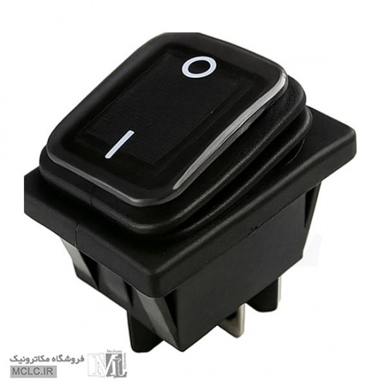 کلید راکر ضد آب بزرگ مشکی قطعات برق صنعتی کلید راکر ضد آب بزرگ مشکی قطعات برق صنعتی