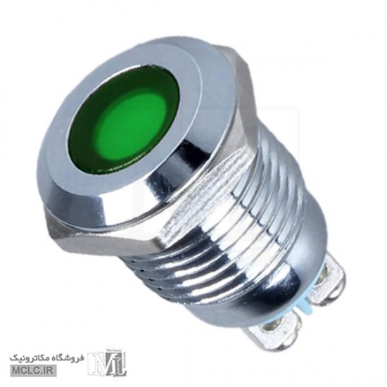 چراغ سیگنال سبز قطر 12 میلی متر 12B-D LED