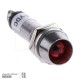چراغ سیگنال قرمز بدنه فلزی 12VDC مدل XD8-1 LED چراغ سیگنال قرمز بدنه فلزی 12VDC مدل XD8-1 LED