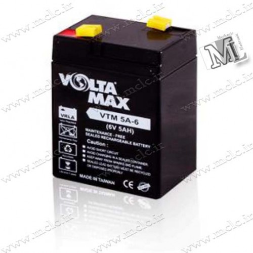 باتری خشک VOLTA MAX 6V 5Ah تایوانی باتری ها