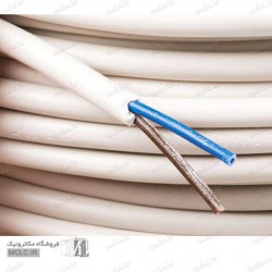 کابل 0.5*2 سفید کلاف 100 متری کابل 0.5*2 سفید کلاف 100 متری