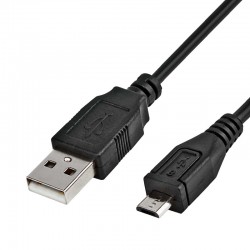 کابل تبدیل USB به MICRO USB مشکی- 60 سانتی متری کابل تبدیل USB به MICRO USB مشکی- 60 سانتی متری