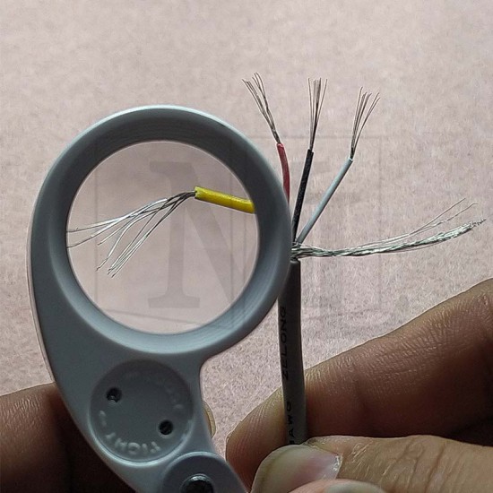 کابل شیلد 4 مغزی  28AWG UL2547 -  یک  متری سیم، کابل و مجموعه سیم