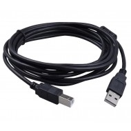کابل پرینتری USB2.0 A/B فریت دار کابل پرینتری USB2.0 A/B فریت دار