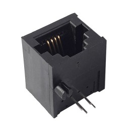 جک سوکت تلفن RJ11 روبردی 6P4C جک سوکت تلفن RJ11 روبردی 6P4C