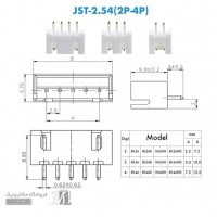 کانکتور XH مربعی نری دو پین