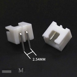 کانکتور XH مربعی نری رایت دو پین