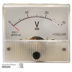 ولت متر آنالوگ 30 ولت مستقیم
