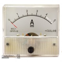 آمپرمتر آنالوگ 5 آمپر مستقیم آمپرمتر آنالوگ 5 آمپر مستقیم