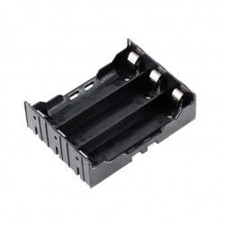 جاباتری لیتیومی سه تایی 18650 روبردی dip مشکی جاباتری لیتیومی سه تایی 18650 روبردی dip مشکی