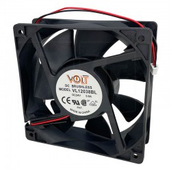 فن 24 ولت 12x12x3.8 بلبرینگی 12038