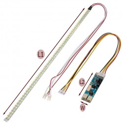 مجموعه ال ای دی بک لایت جنرال | یونیورسال 2 شاخه با منبع تغذیه و کابل