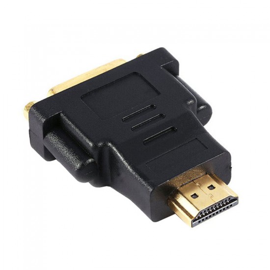 تبدیل DVI مادگی به HDMI نری - مشکی سیم، کابل و مجموعه سیم