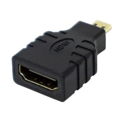 تبدیل HDMI مادگی به MICRO HDMI نری - مشکی تبدیل HDMI مادگی به MICRO HDMI نری - مشکی