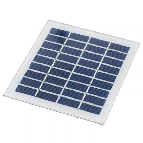 پنل سلول خورشیدی پلی کریستال 9 ولت ابعاد 12 در 13 منابع تغذیه آداپتور ترانس