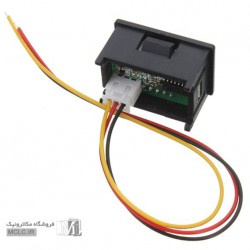 ولت متر دیجیتال سه رقمی قابدار قرمز