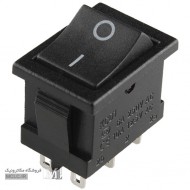 کلید راکر دو پل دو حالت شش پین