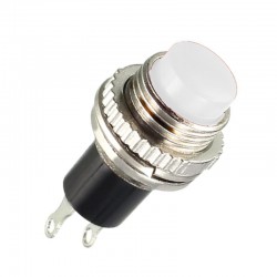 شستی گل فلزی DS-314 سفید - رزوه بالا