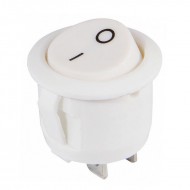 کلید راکر گرد 2 حالت سفید کلید راکر گرد 2 حالت سفید