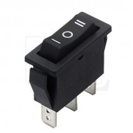 کلید راکر 3 حالت 2 طرف ریستی وسط خاموش باریک KCD3