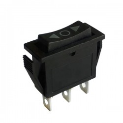 کلید راکر فلش دار 2 طرف ریستی وسط خاموش باریک KCD3 کلید راکر فلش دار 2 طرف ریستی وسط خاموش باریک KCD3