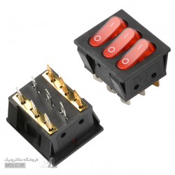 کلید راکر چراغدار 3 پل مرغوب