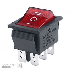 کلید راکر بزرگ چراغدار 3 حالت کلید راکر بزرگ چراغدار 3 حالت