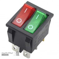 کلید راکر دو پل قرمز و سبز کلید راکر دو پل قرمز و سبز